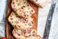 Sunshine Strawberry Lemon Loaf