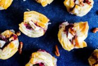 Blackberry Brie Pecan Puff Pastry Delights
