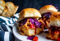 Aloha Slow Cooker Chicken Sliders