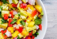 Easy Healthy Mango Avocado Salsa