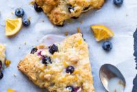 Lemon-Kissed Blueberry White Chocolate Scones
