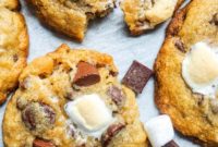 Quick and Chewy S’mores Cookies