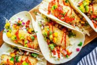 Tropical Crispy Coconut Fish Tacos