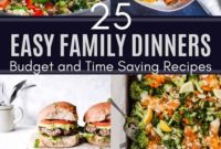 25 Stress-Free Family Dinners for Busy Weeknights