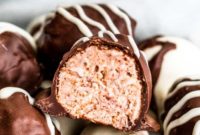 Decadent White Chocolate Raspberry Truffles