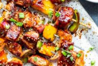 Grilled Teriyaki Chicken Skewers