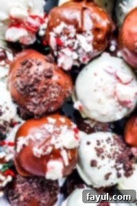 Close up of assorted truffles.